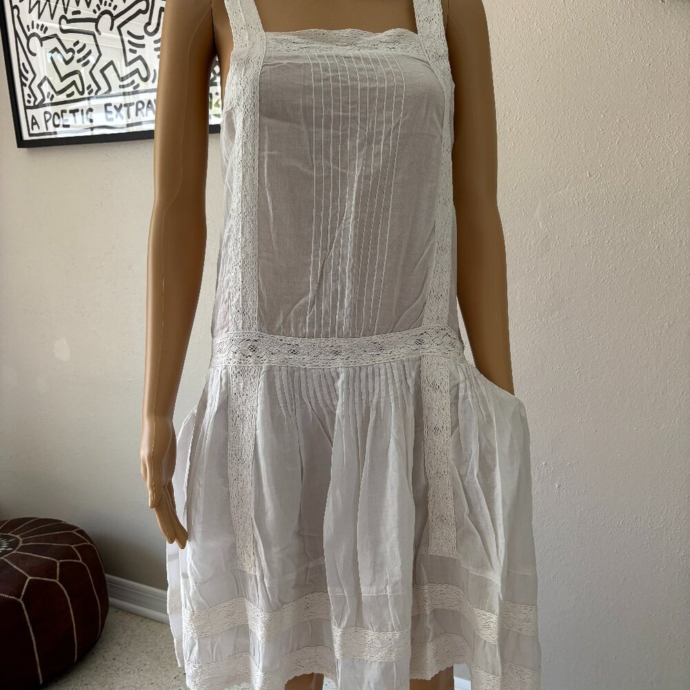 Monoreno Sleeveless Tank White Summer Dress NWT Size M